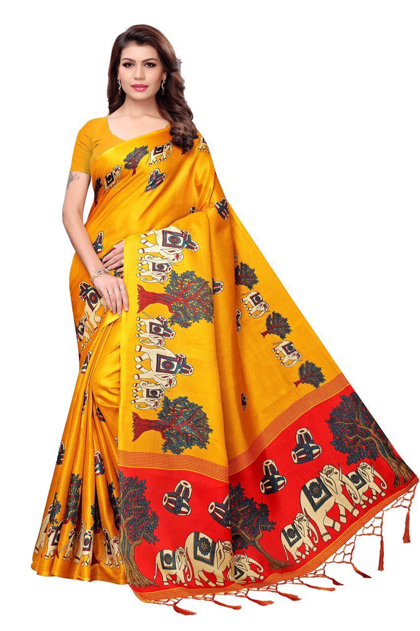 New Designing Baraat Kalankari Saree
