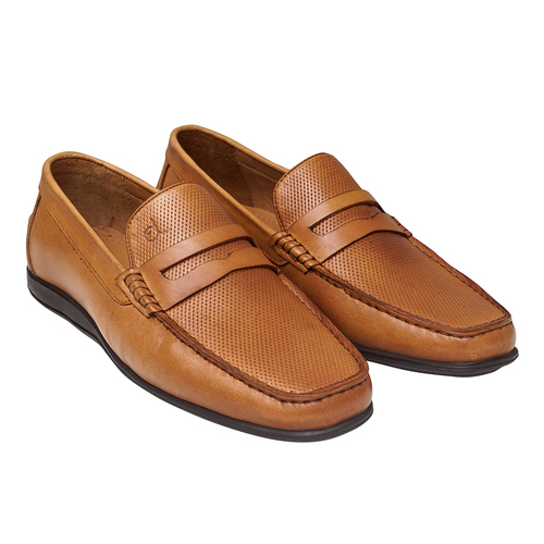 Casual Shoes - Leather Upper Brown Color | Rubber Insole Leather Lining Suitable for All Seasons