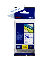 Brother Genuine Blue on White P-Touch Tape(TZe-253)