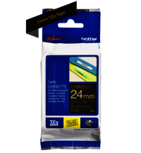 Brother Genuine Gold on Black P-Touch Tape(TZe-354)