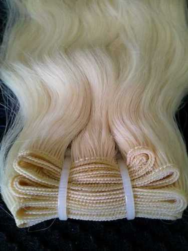 Blonde Hair Weft