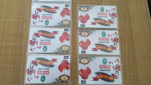 Plastic Point Cards - PVC / Plastic Material, 0.80mm Thickness, Rectangular Shape | Glossy Finish, Flexible Hardness, Customizable Design