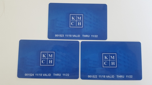 PVC Medical Card - PVC / Plastic, 0.80mm Thickness, Rectangular ATM Size | Flexible Design, Glossy Surface, Double Sided Printing, Exclusive Pattern