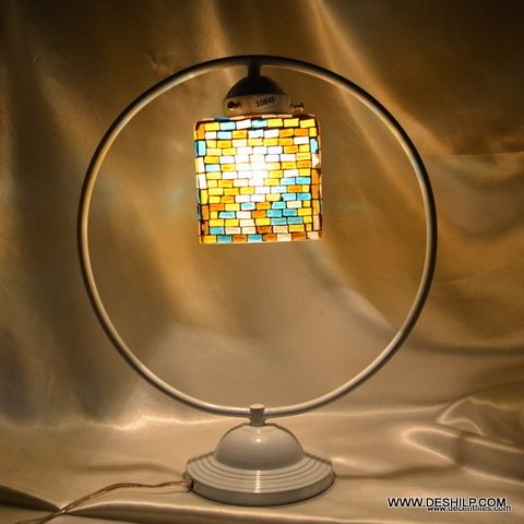 SQUIRE GLASS MOSAIC TABLE LAMP