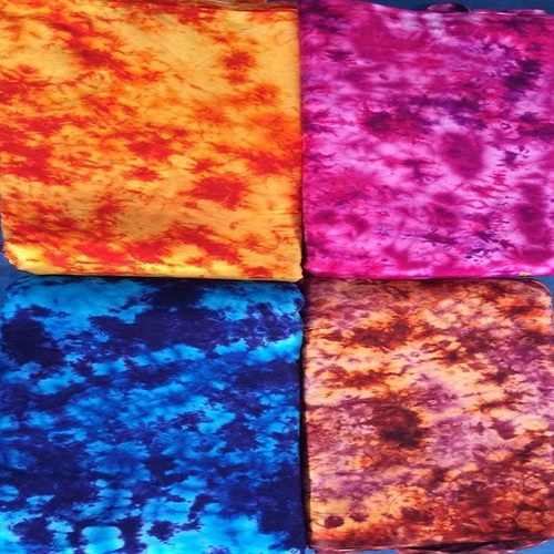 RAYON TIE AND DYE PRINT FABRIC