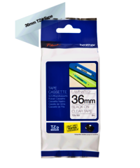 Brother Genuine Black on Clear P-Touch Tape(TZe-161)