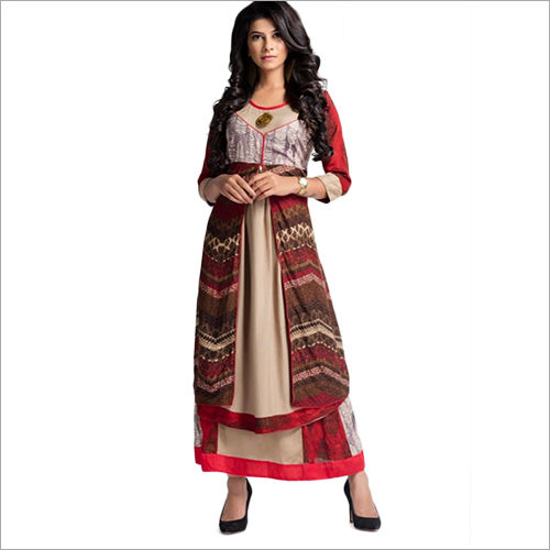 Designer Party Wear Ladies Cotton Kurti