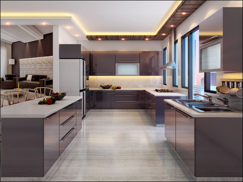Kitchen Interior Design Services By IDENTIQA INTERIORS PRIVATE LIMITED