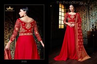 Embroidery Work Designer Anarkali Suits