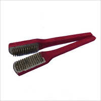 Brass Blister Brush - High-quality Brass Build | Ergonomic Hand Grips, Bent Design For Knuckle Room, Versatile For Outdoor Sweeping And Rust Removal