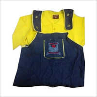 Playschool Kids School Uniform - Cotton, Various Sizes & Colors | Straight Collar, Embroidered Logo, Quick Dry, Washable, Short & Long Sleeve