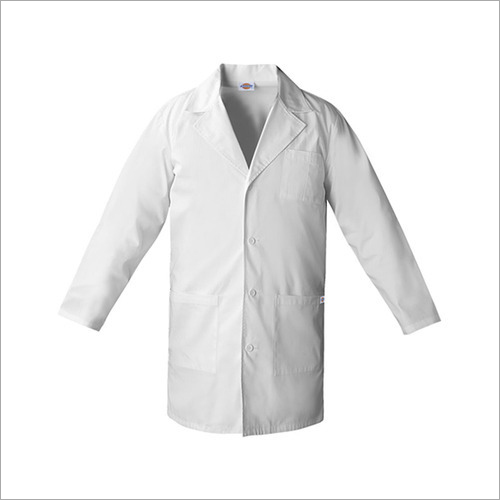 Lab Coat - Cotton, Full Sleeves, White | Quick Dry, Washable, Suitable for Summer, Winter, Spring, and Rainy Seasons, Traditional Style