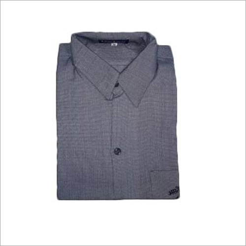 Cotton Shirt - Full Sleeves, Grey Color | Quick Dry, Dry Cleanable, Washable for Boys