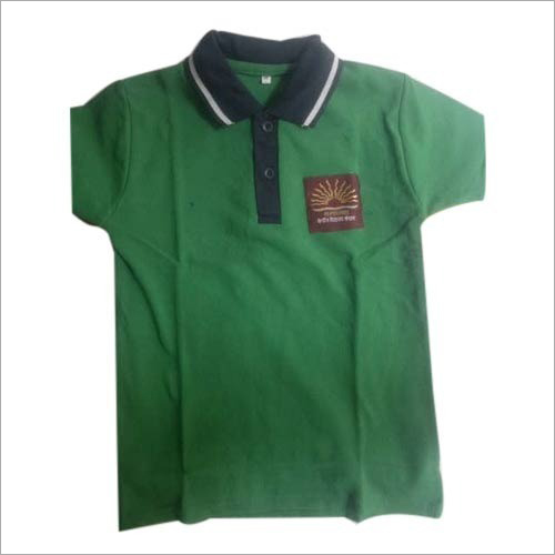 School Casual Sports T-Shirt Collar Style: Classic