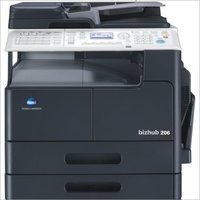 Konica Minolta Bizhub 206 - 20 Ppm Laser Photocopier, A5 To A3 Print Capacity, Network Card Included, 128 Mb Ram, Monochrome Output, 15 Sec Warm-up Time, Compact 607 X 570 X 458 Mm Size