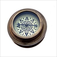 Brass Magnifying Compass