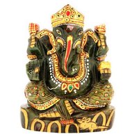 Aventurine Showpiece Ganesha