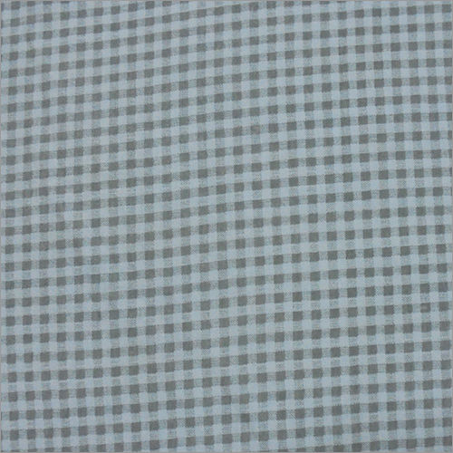 Knitted Check Printed Fabric