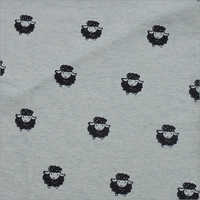 Sheep Print Knitted Fabric