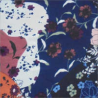 Floral Print Mosscrepe Fabric