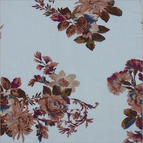 Woven Rayon Printed Fabric 