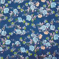 Warm Retro Daisy Floral Print Fabric