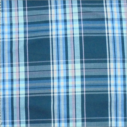 Blue Check Texture Fabric