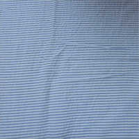 Cotton White Dyed Strip Fabric
