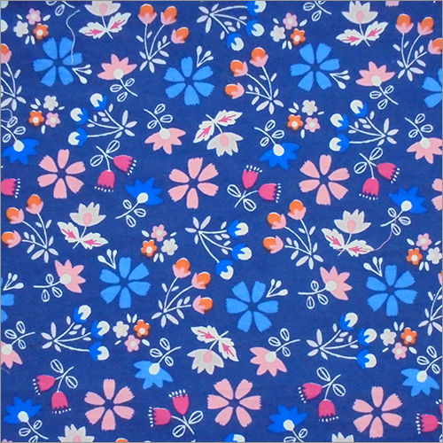 Warm Cotton Popline Printed Fabric