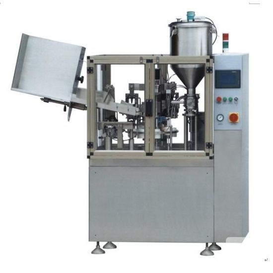 Automatic double head tube filling machine