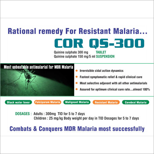 Cor Qs-300 Antimalarial Tablet