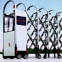 Retractable Gate - Stainless Steel, Customizable Dimensions, Silver Color | Electric Remote Control, Space-saving Design, High Reliability