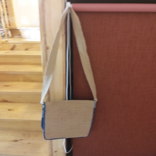 Brown Jute Sling Bag