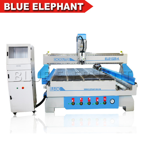 4 Axis Mdf Cutting Cnc Center Router Machine 1325 For Aluminum Windows Dimension(L*W*H): 3200*2140*1850Mm Millimeter (Mm)