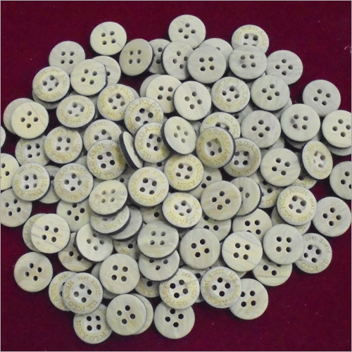 Wood Finish Plastic Button