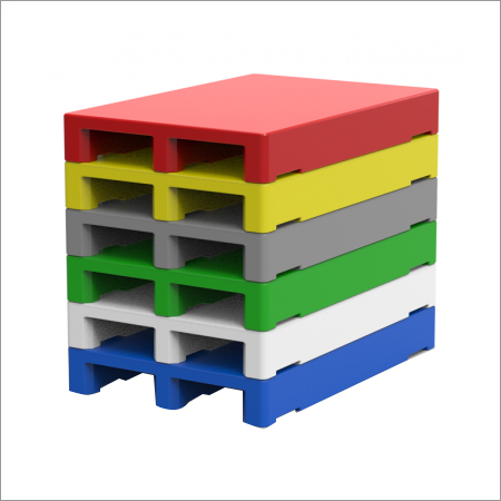 Multi Colors 2-Way Plastic Pallets