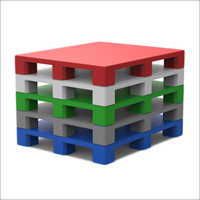 Multi Colors 4-Way Plastic Pallets
