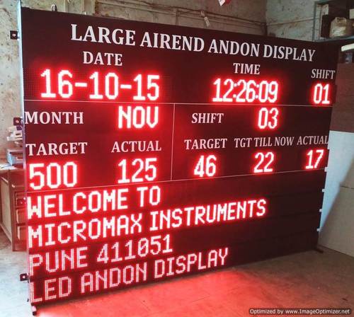 Assembly Line Stoppage Display Board