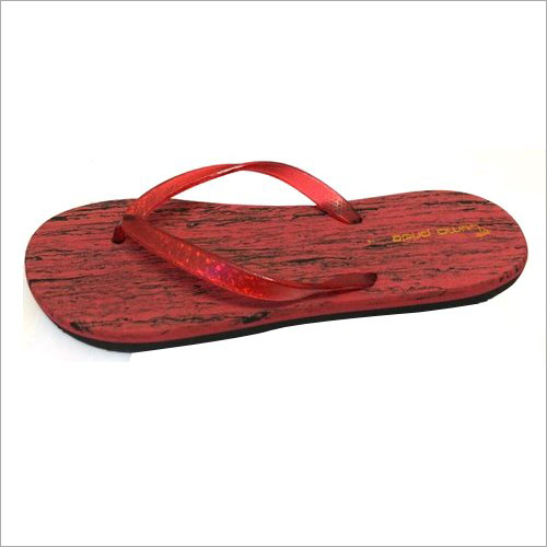 Ladies Printed Rubber Slipper