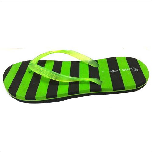 Mens Eva Strip Printed Slipper