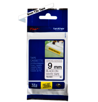 Brother Genuine Black on White P-Touch Tape(TZe-S221)
