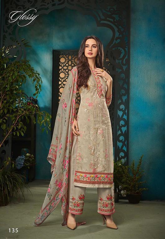 Cotton Embroidery Work Suits