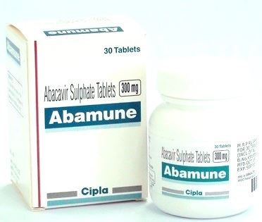 ABAMUNE - Abacavir 300mg Tablet | White, Box of 30, Effective HIV Treatment, Reliable Source, Affordable Option