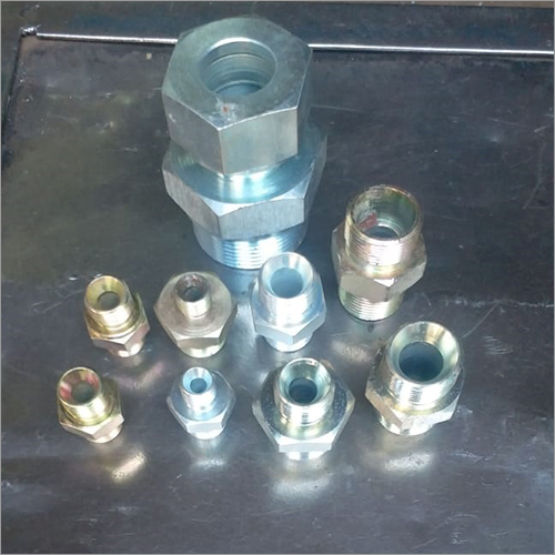 Nipple Fittings - Metal Alloy | Silver & Golden Color, Round Shape, Leak-Free, High Pressure Compatibility
