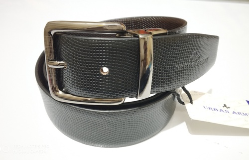 Urban Army Formal Belt - Genuine Italian Leather, Cut-To-Fit Design , Black Color, 35mm Width, Ideal Gifting Solution with Gift Box