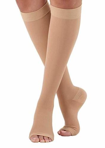 Easy To Remove Evacure Calf High Medical Compression Stockings