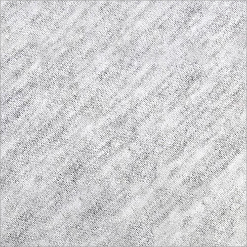 White Melange Fabric