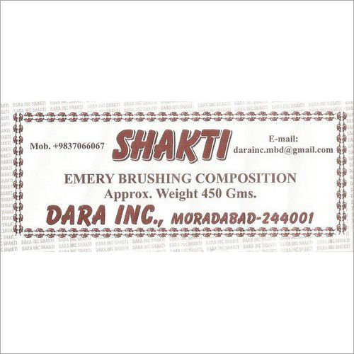 Emery Brushing Composition - Wax Material, 72 Bars Per Case | Fast Cutting Polishing, Waterproofing Capability