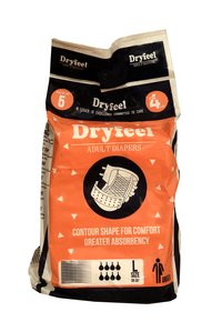 Dryfeel Contour Shaped Adult Diaper