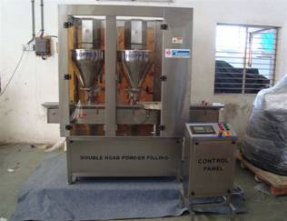 Automatic Two Head Powder Filling Machine